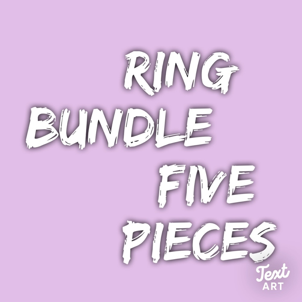 Ring 💍 Bundle 5pcs Random